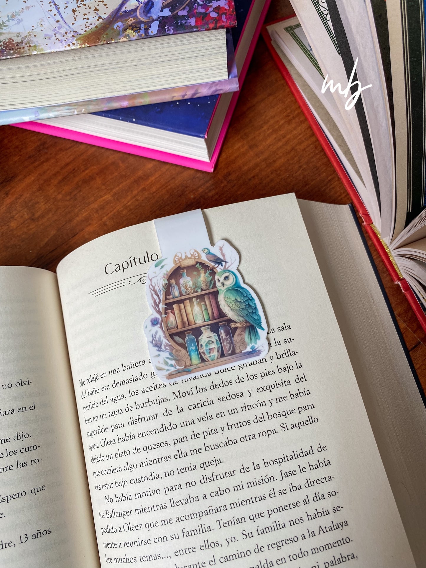 MAGICAL OWL BOOKCASE  BOOKMARK