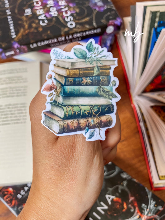 7 BOOKS STICKER , VINTAGE