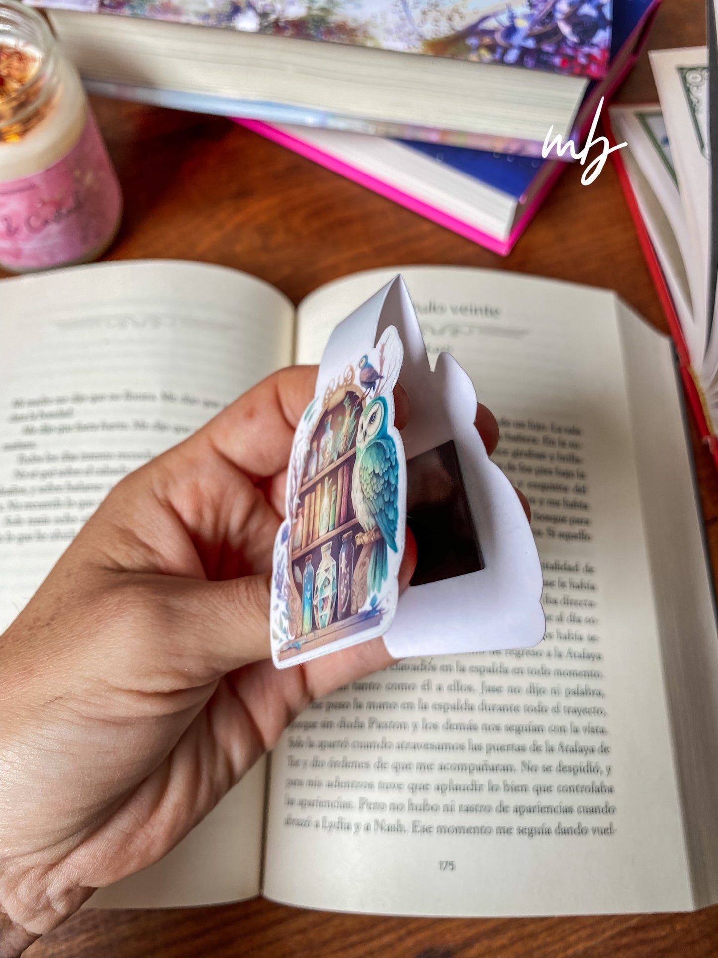 MAGICAL OWL BOOKCASE  BOOKMARK