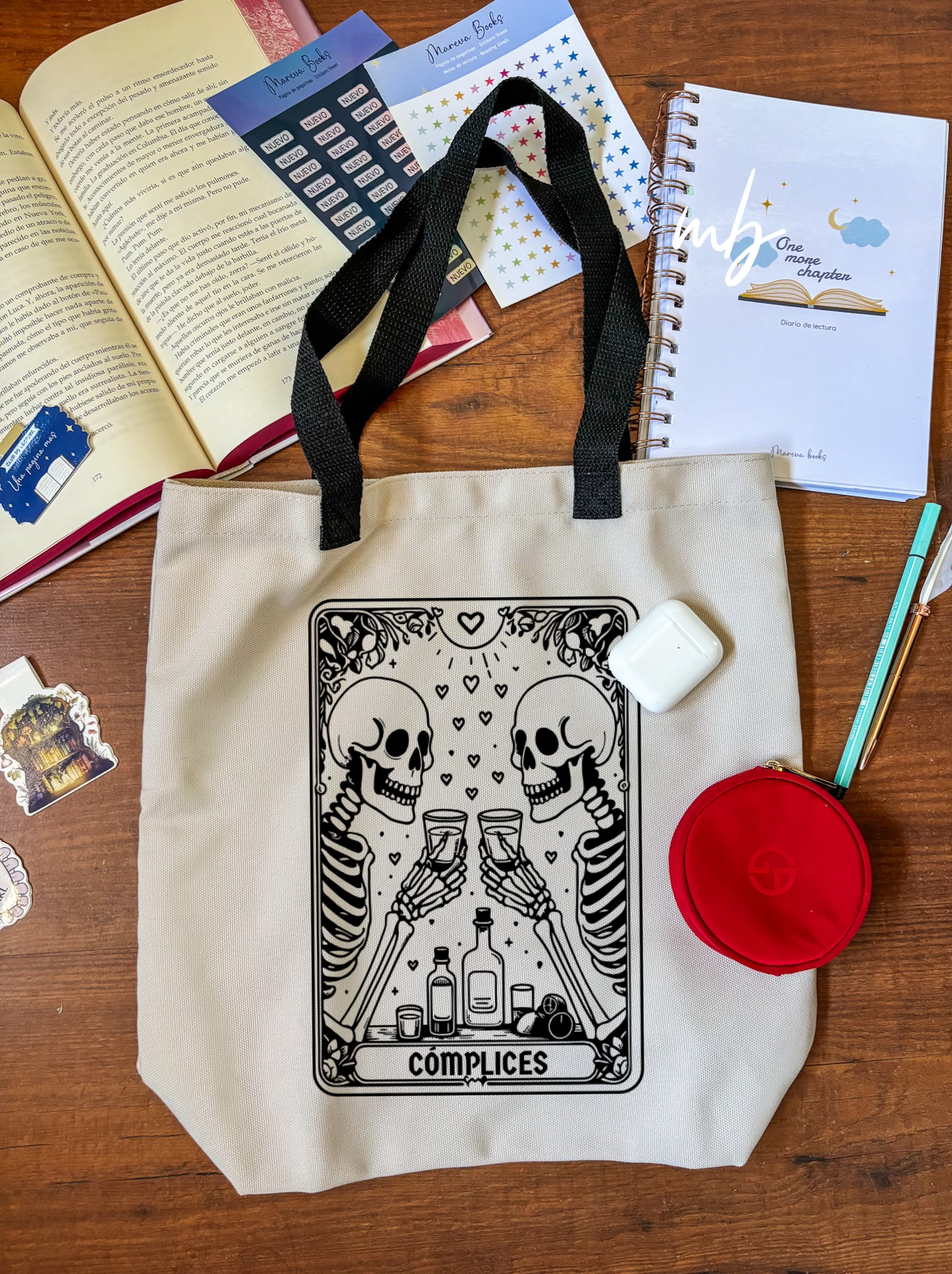 NUEVA Cómplices Tarot Tote bag mediana, personalizable