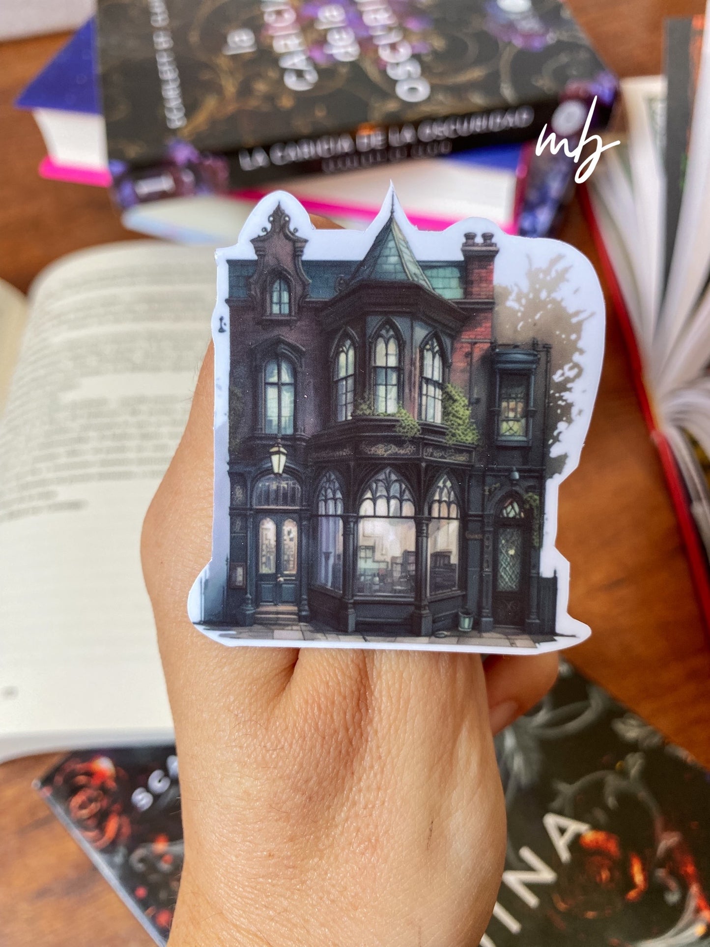 BUILDING STICKER , DARK ACADEMIA