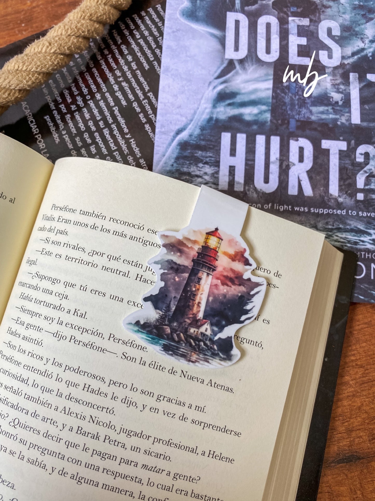 DOES IT HURT BOOKMARK, H D CARLTON