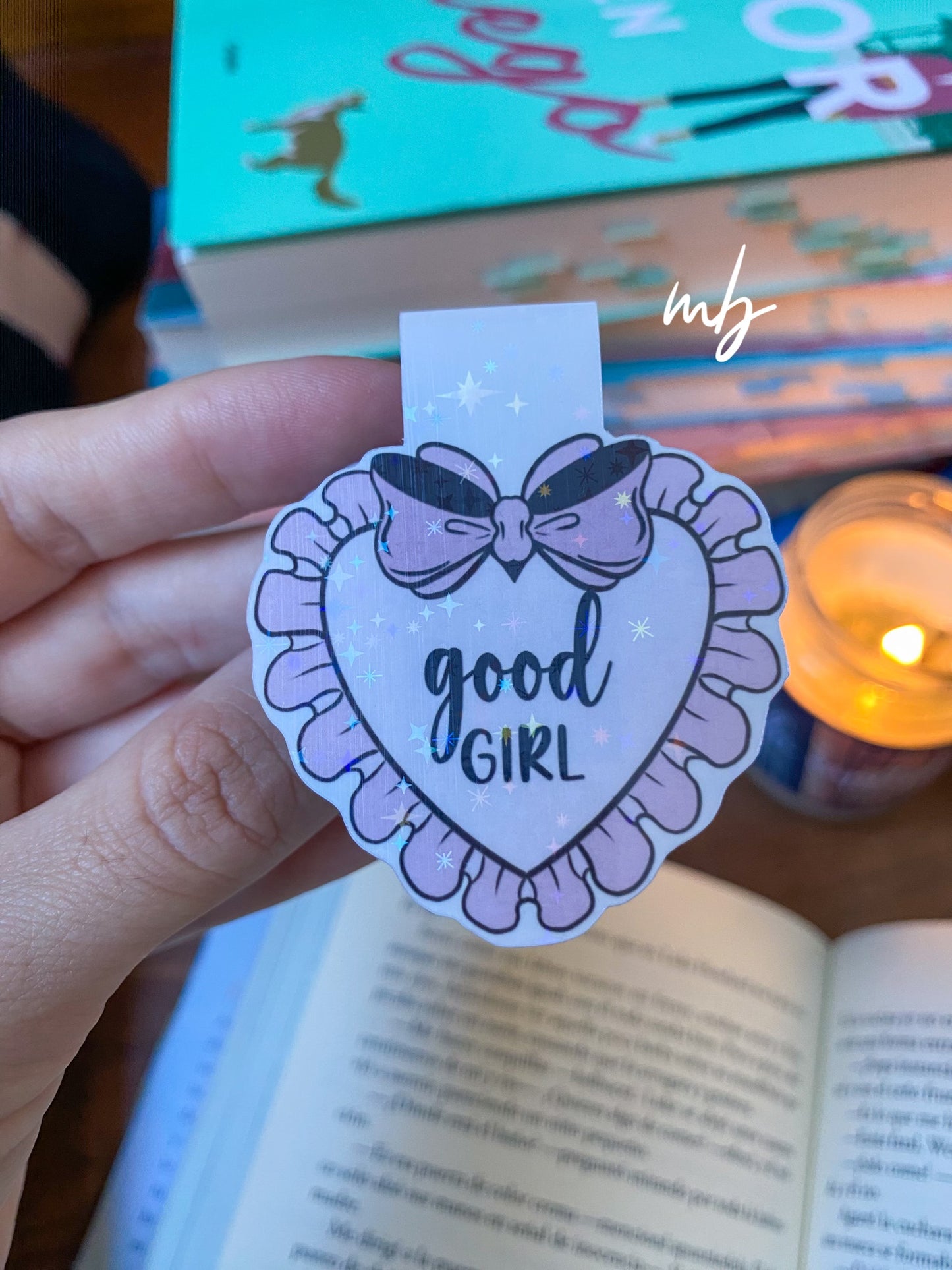 GOOD GIRL BOOKMARK WITH STAR SHINE