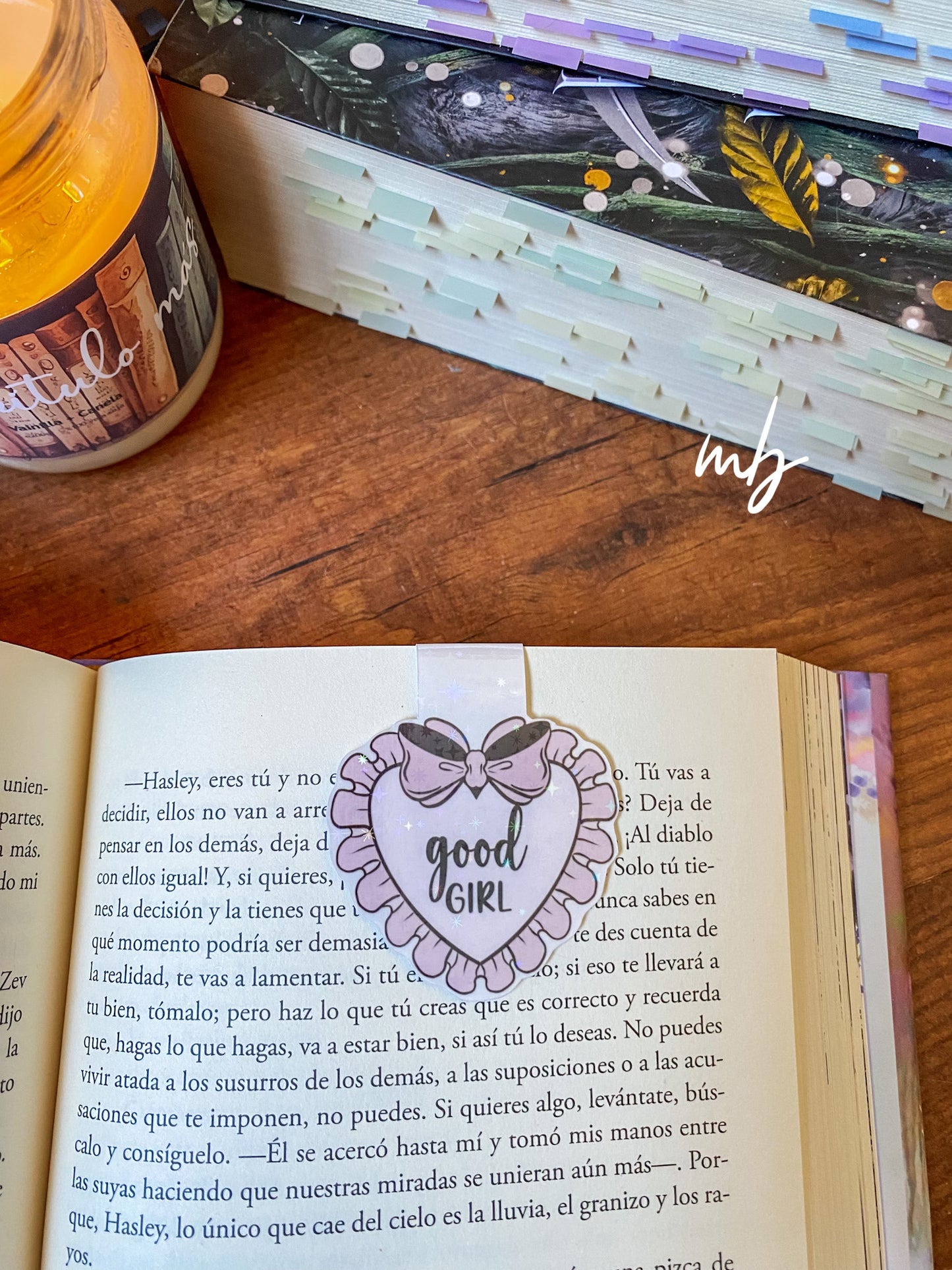 GOOD GIRL BOOKMARK WITH STAR SHINE