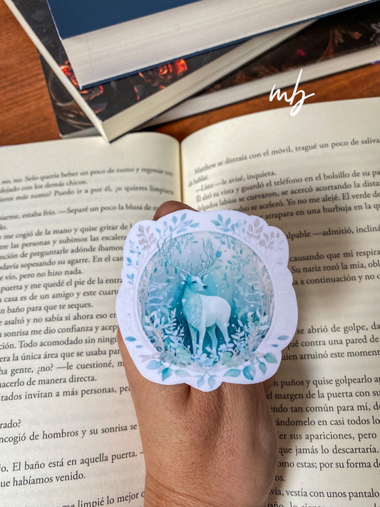 DEER SHADOW AND BONE STICKER  , GRISHAVERSE, LEIGHT BARDUGO