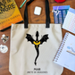 Fourth wing personalize Medium Tote bag, Tairn and Andarna , Rebecca Yarros 