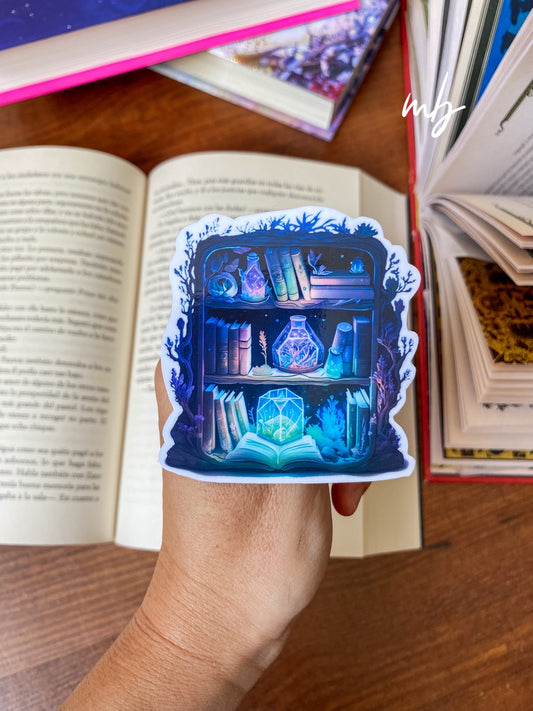 MAGICAL BOOKCASE STICKER WATERPROOF