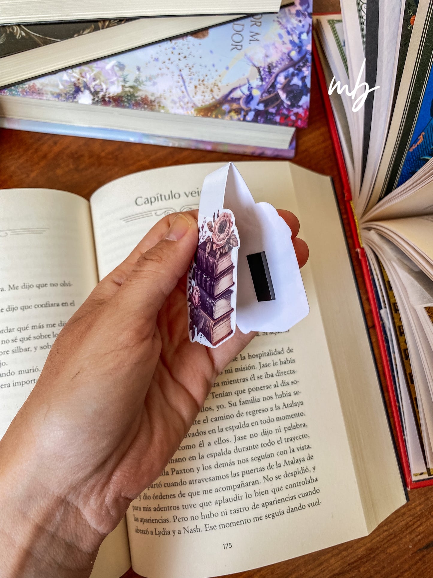 BOOKS RAVEN AND SKULL BOOKMARK, DARK ACADEMIA