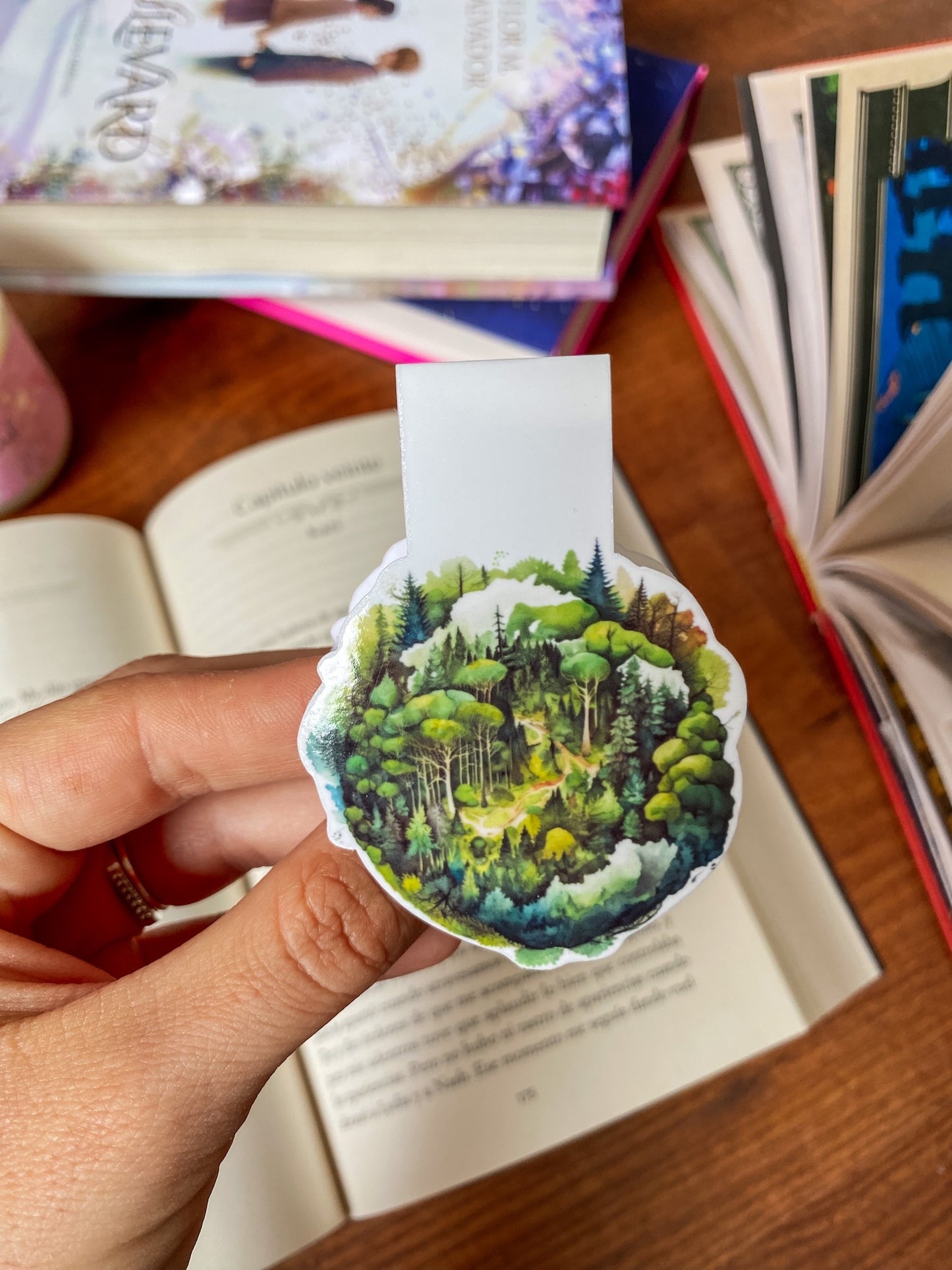 GREEN FOREST BOOKMARK