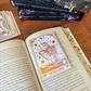 Coffee lover tarot marcapáginas efecto oro holográfico