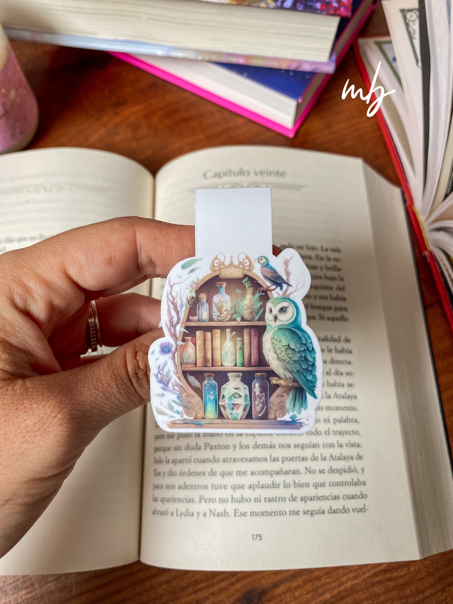 MAGICAL OWL BOOKCASE  BOOKMARK