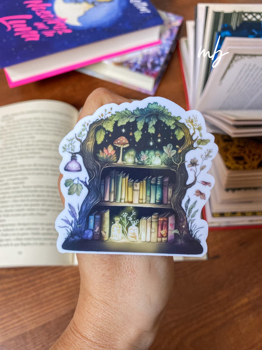 GNOME BOOKCASE STICKER WATERPROOF