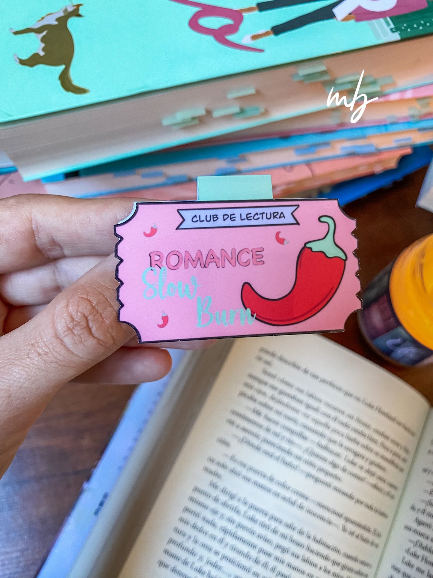 Slow Burn Romance Club de lectura BOOKMARK