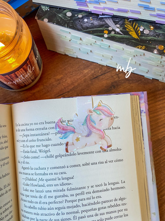 UNICORN BOOKMARK WITH STAR SHINE