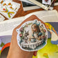 ALICE AND THE RABBIT STICKER , ALICE IN WONDERLAND