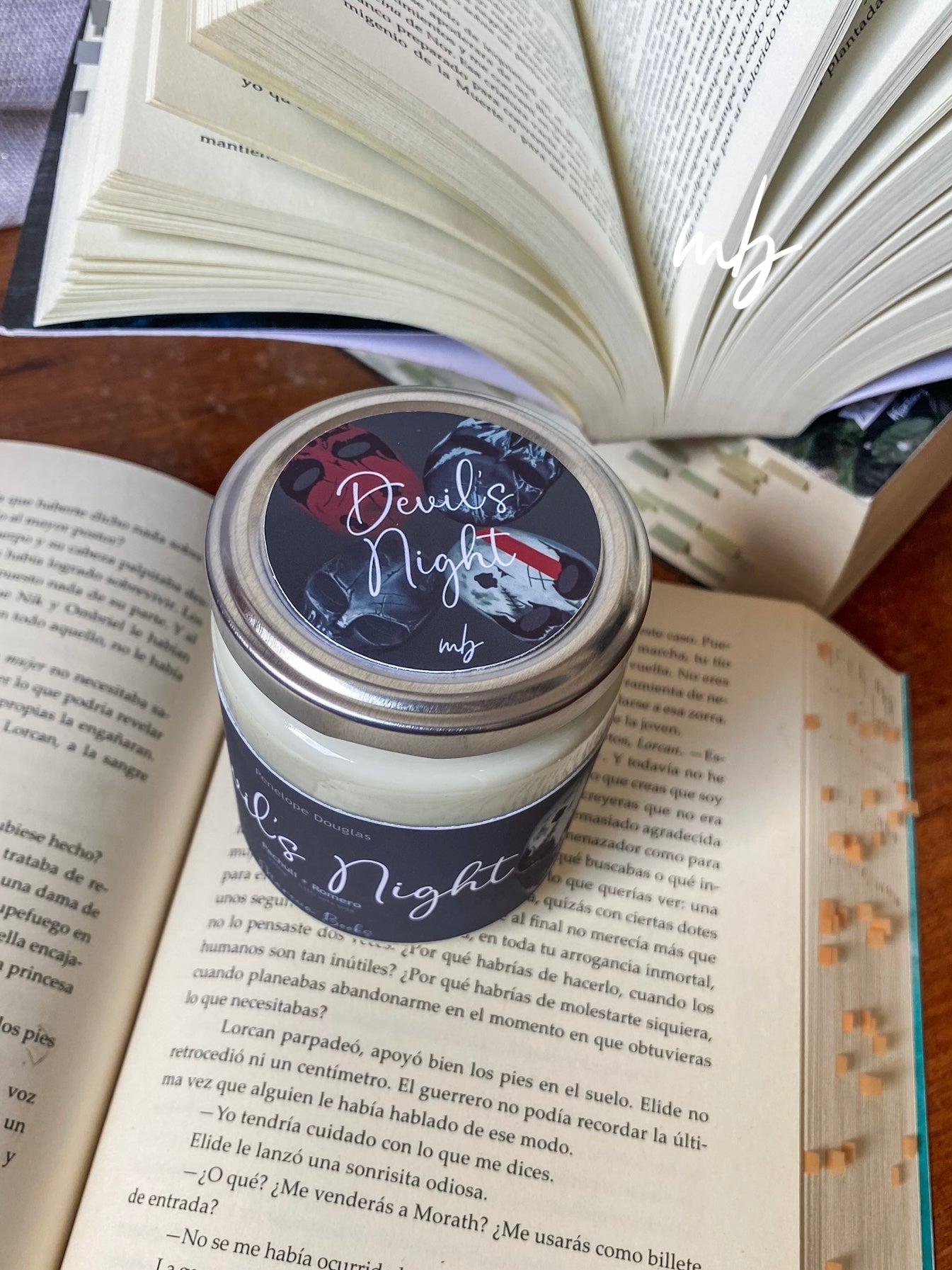 Devil's Night,  Handmade natural soy candle