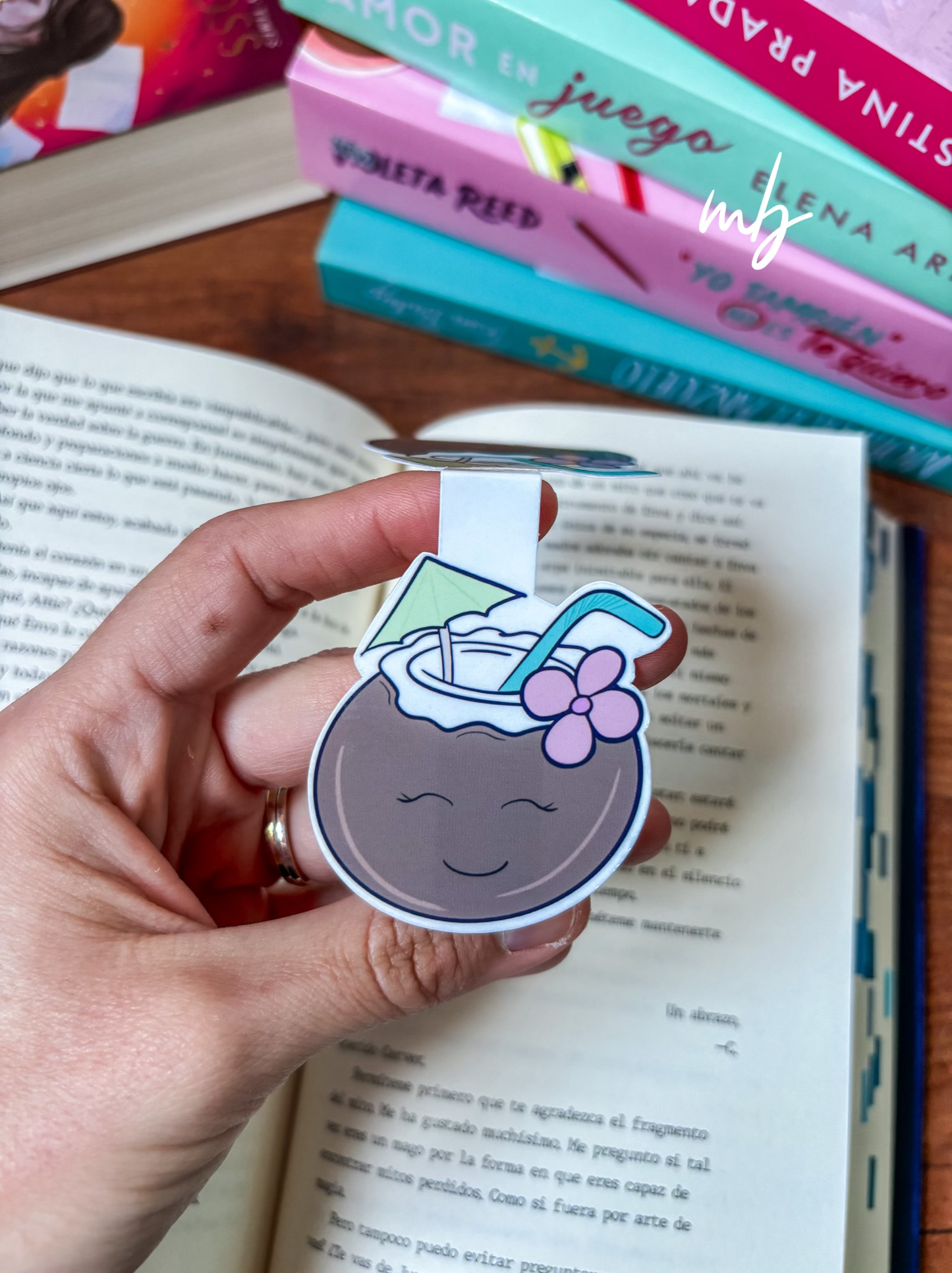 Tropical Coconut bookmark