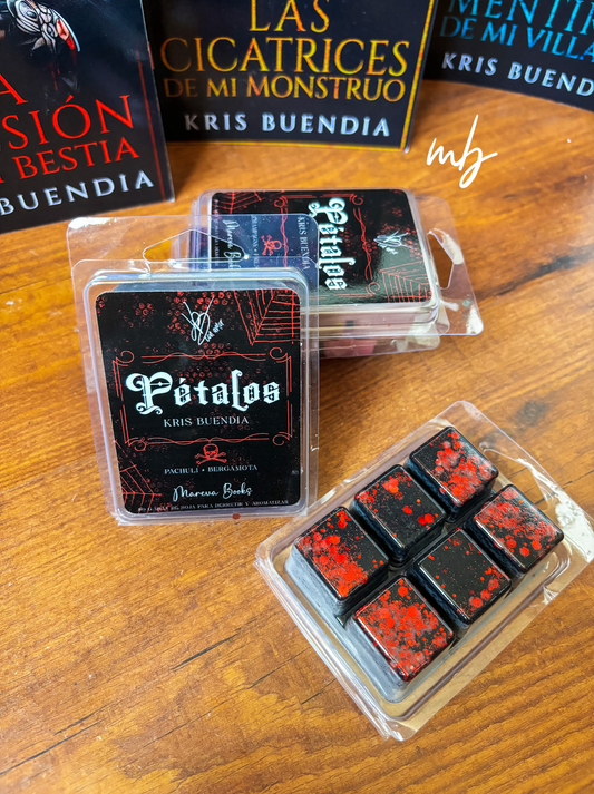 Pétalos Kris Buendia , Patchouli and bergamot Snap Bar Wax Melt