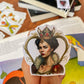 QUEEN OF HEARTS STICKER, ALICE IN WONDERLAND