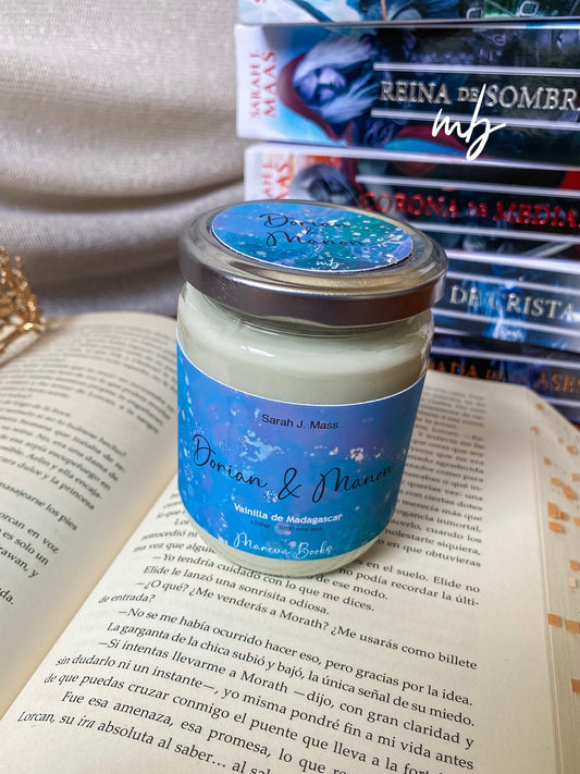 Dorian and Manon, Handmade natural soy candle, ACOTAR , Sarah J. Maas