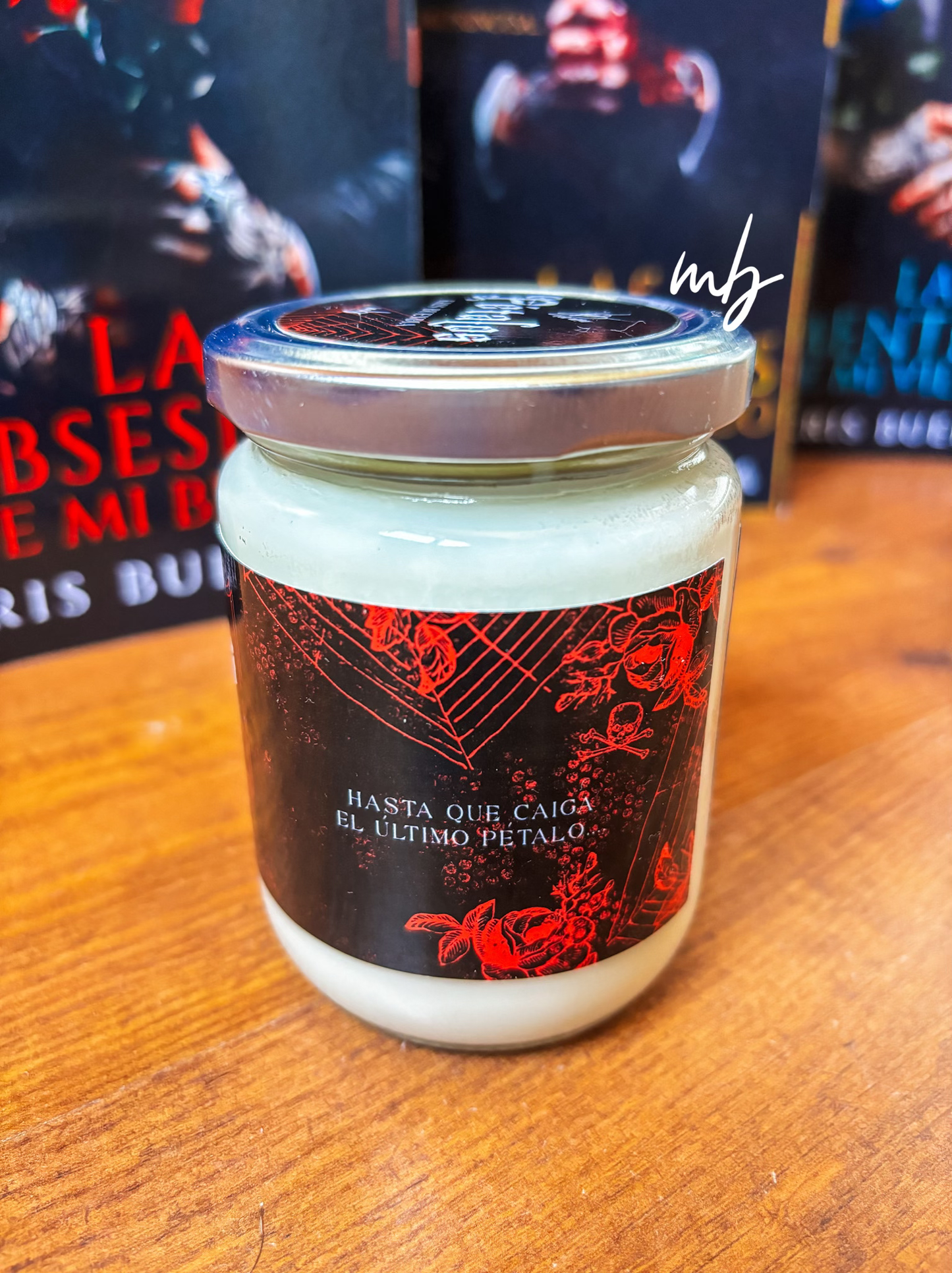 Petals, Kris Buendia official candle by Mareva Books. EXCLUSIVE