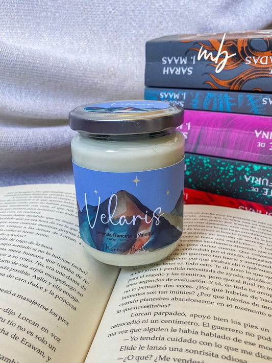 Velaris, Handmade natural soy candle, ACOTAR, Sarah J. Maas.