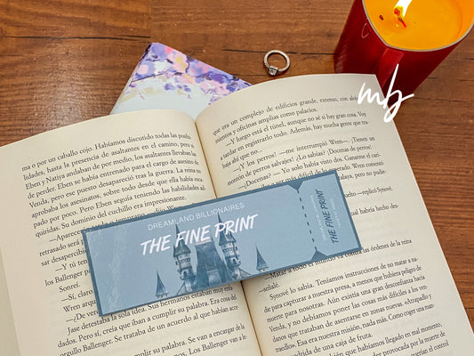 THE FINE PRINT DREAMLAND BILLIONAIRES BOOKMARKS ,  LAUREN ASHER