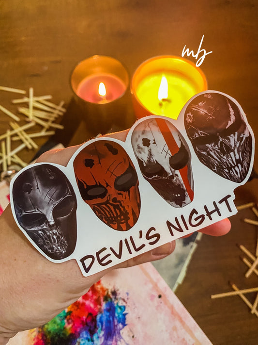 DEVIL'S NIGHT STICKER, PENELOPE DOUGLAS