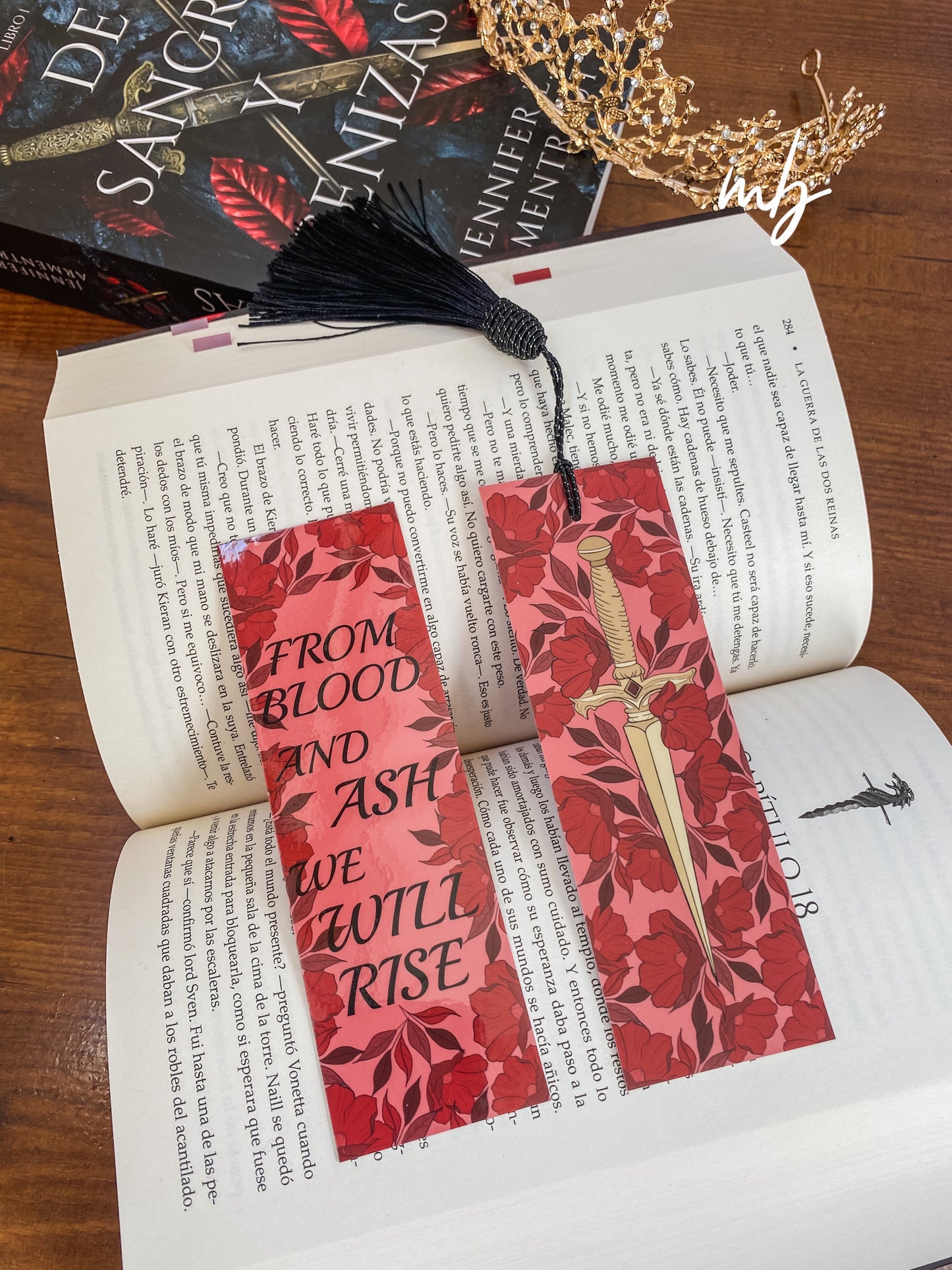 FROM BLOOD AND ASH TASSEL BOOKMARK / JENNIFER L ARMENTROUT