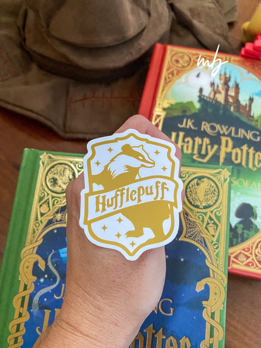 HUFFLEPUFF STICKER WATERPROOF , HOGWARTS,  WIZARDING WORLD