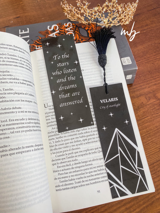 VELARIS TASSEL BOOKMARK ACOTAR SARAH J MASS